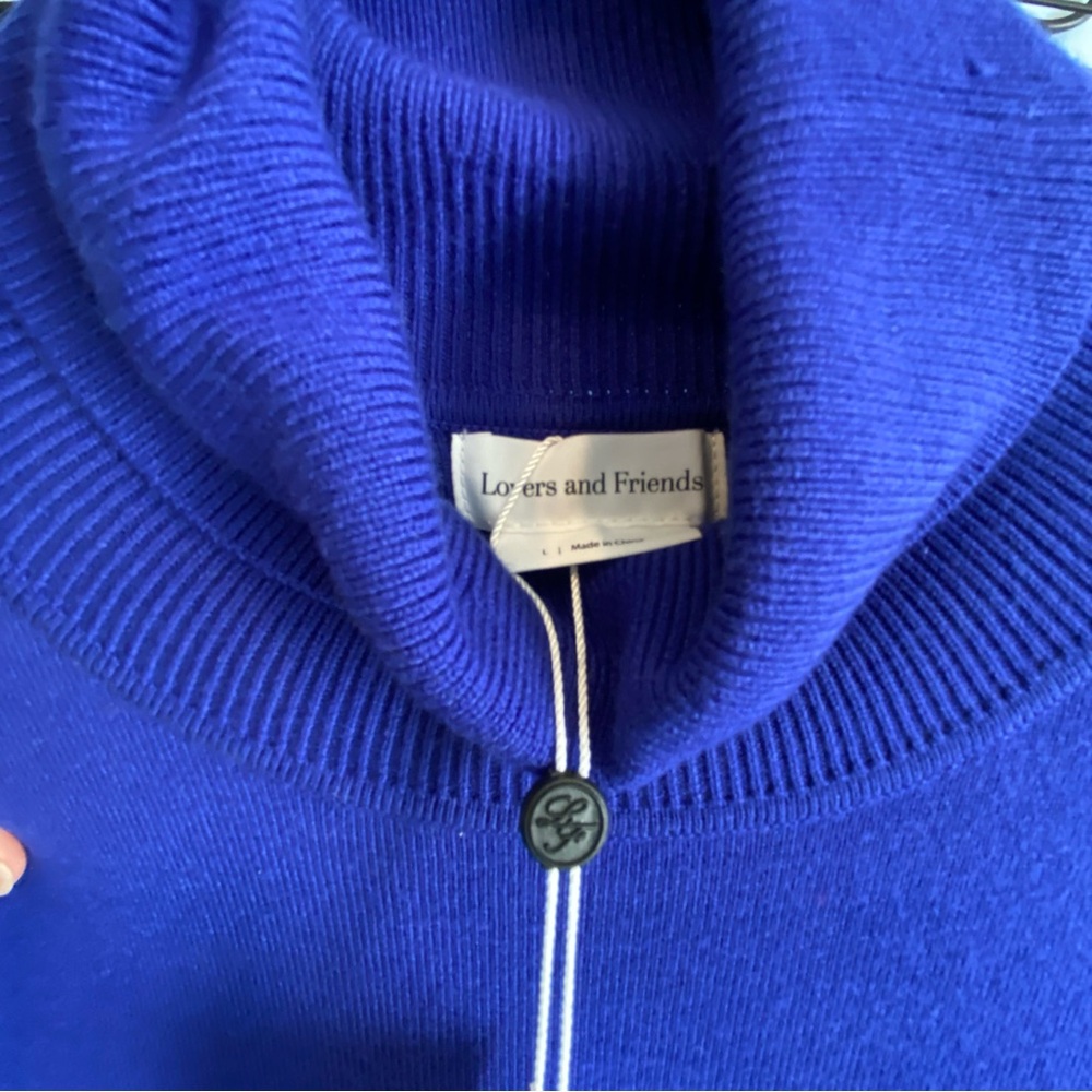 Lovers and Friends Sweater Dress Majorelle NWT - Picture 8 of 11